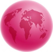 pink globe