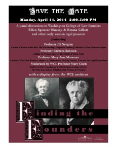 Finding the Founders, April 14