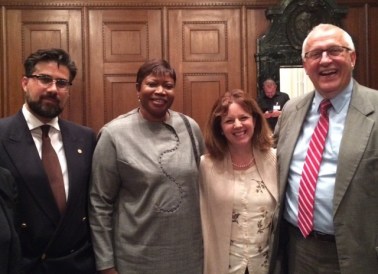 director-leila-sadat-with-iccs-sam-shoamanesh-chief-prosecutor-fatou-bensouda-and-deputy-prosecutor-james-stewart