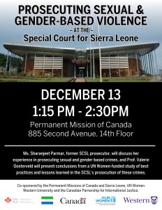 SCSL Dec 13 ASP SideEvent