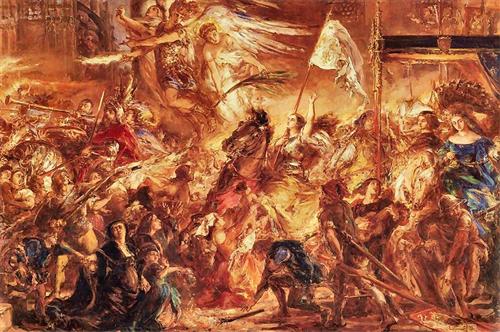 Maid of Orleans Jan Matejko