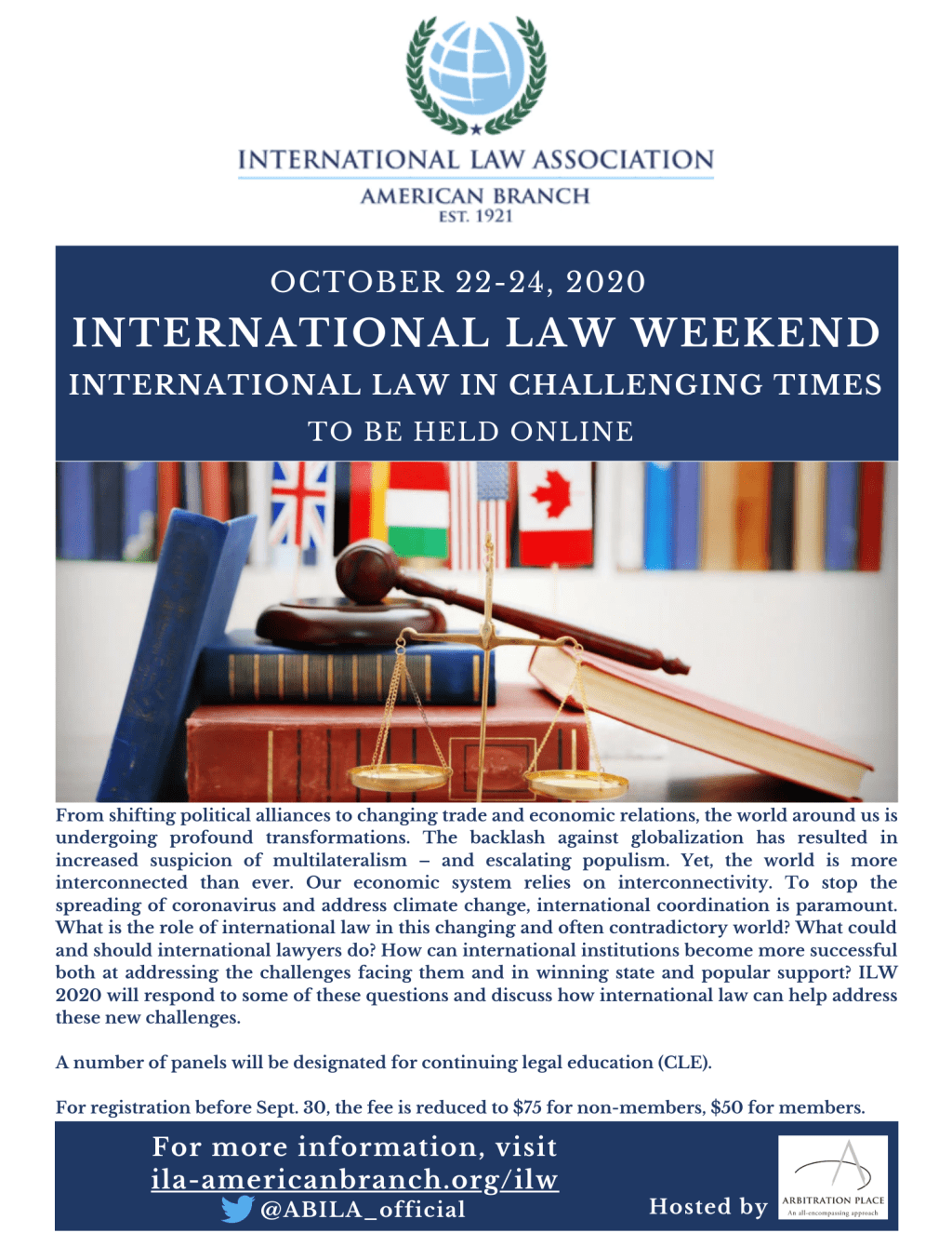 Go On! International Law Association’s International Law&nbsp;Weekend